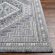 Alya Charcoal Textured Area Rug - Mercantile Mountain