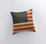 Grunge | American Flag | Pillow Cover | Throw Pillow | Home Decor | - Mercantile Mountain
