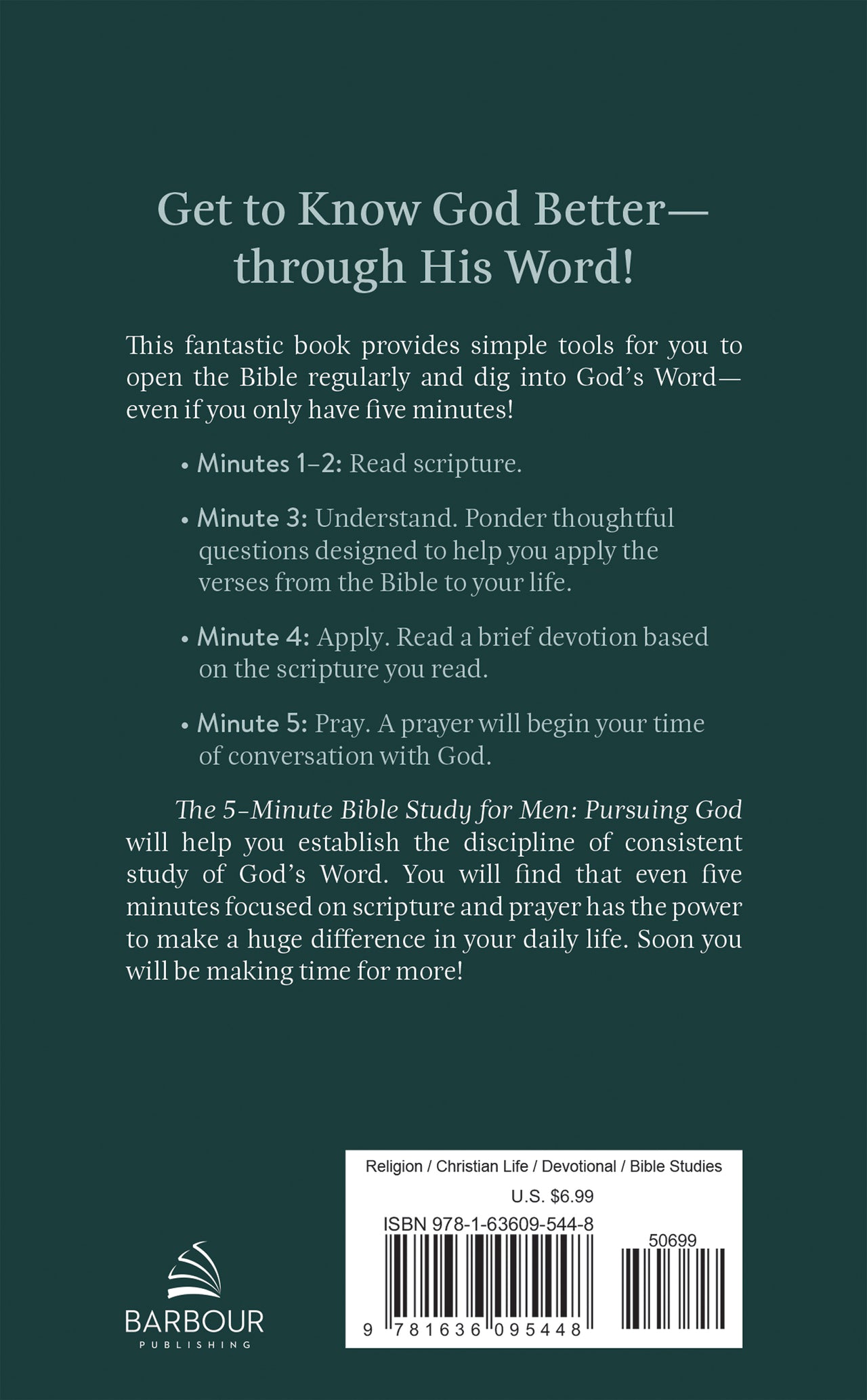 The 5-Minute Bible Study for Men: Pursuing God - Mercantile Mountain