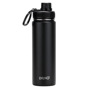 DRINCO® 22oz Stainless Steel Sport Water Bottle - Black - Mercantile Mountain