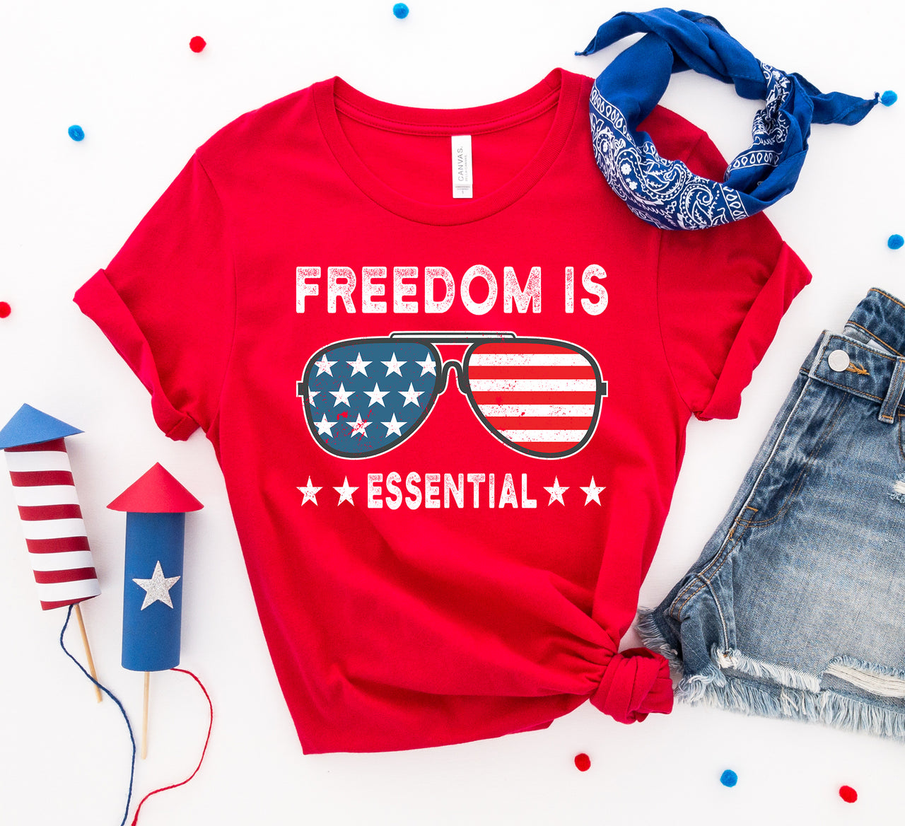 Freedom is essential T-shirt - Mercantile Mountain