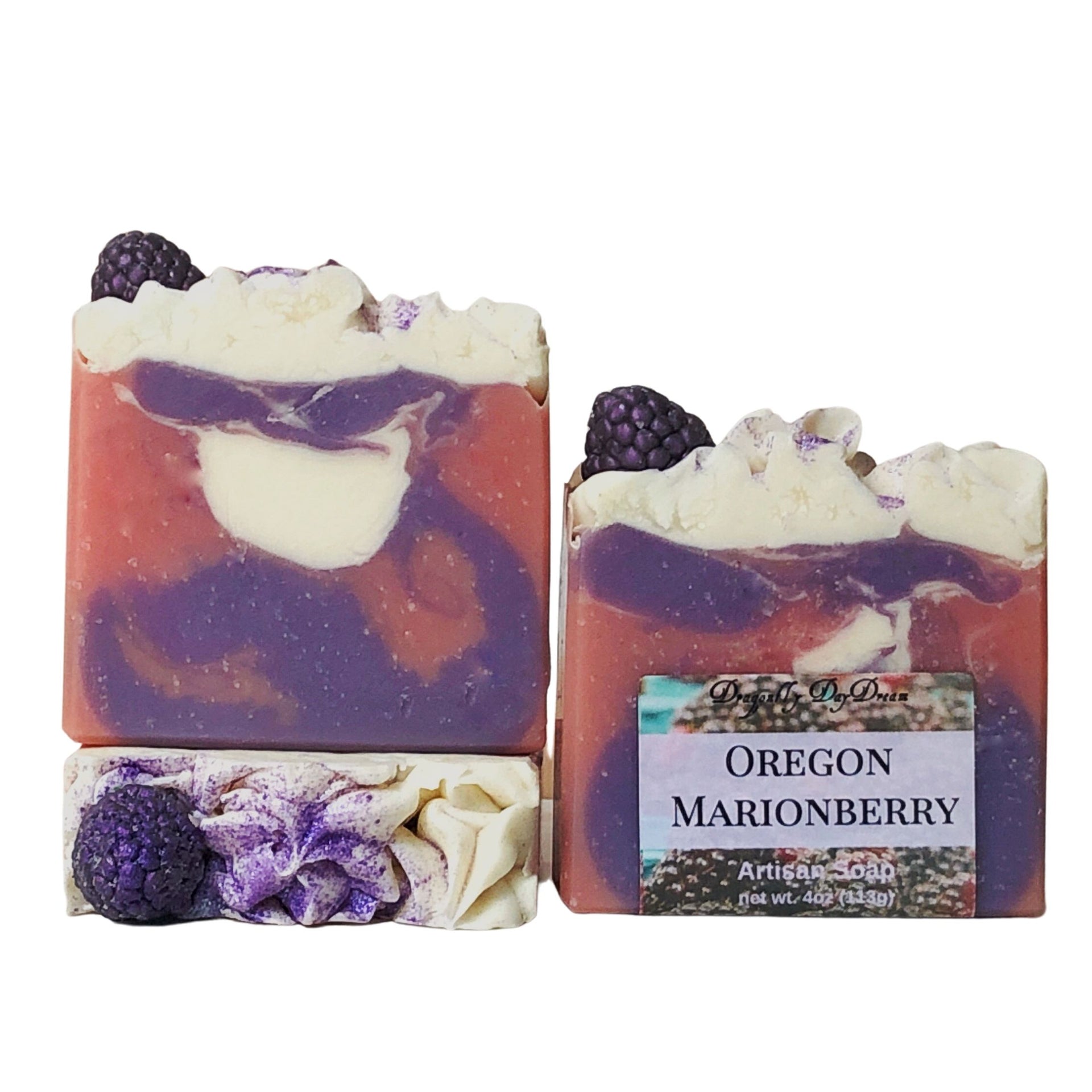 Oregon Marionberry Artisan Soap - 1 Bar - 4oz - Mercantile Mountain