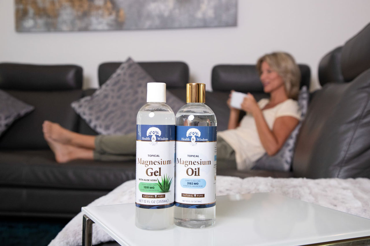 Health and Wisdom Magnesium Gel Plus Aloe Vera - Mercantile Mountain