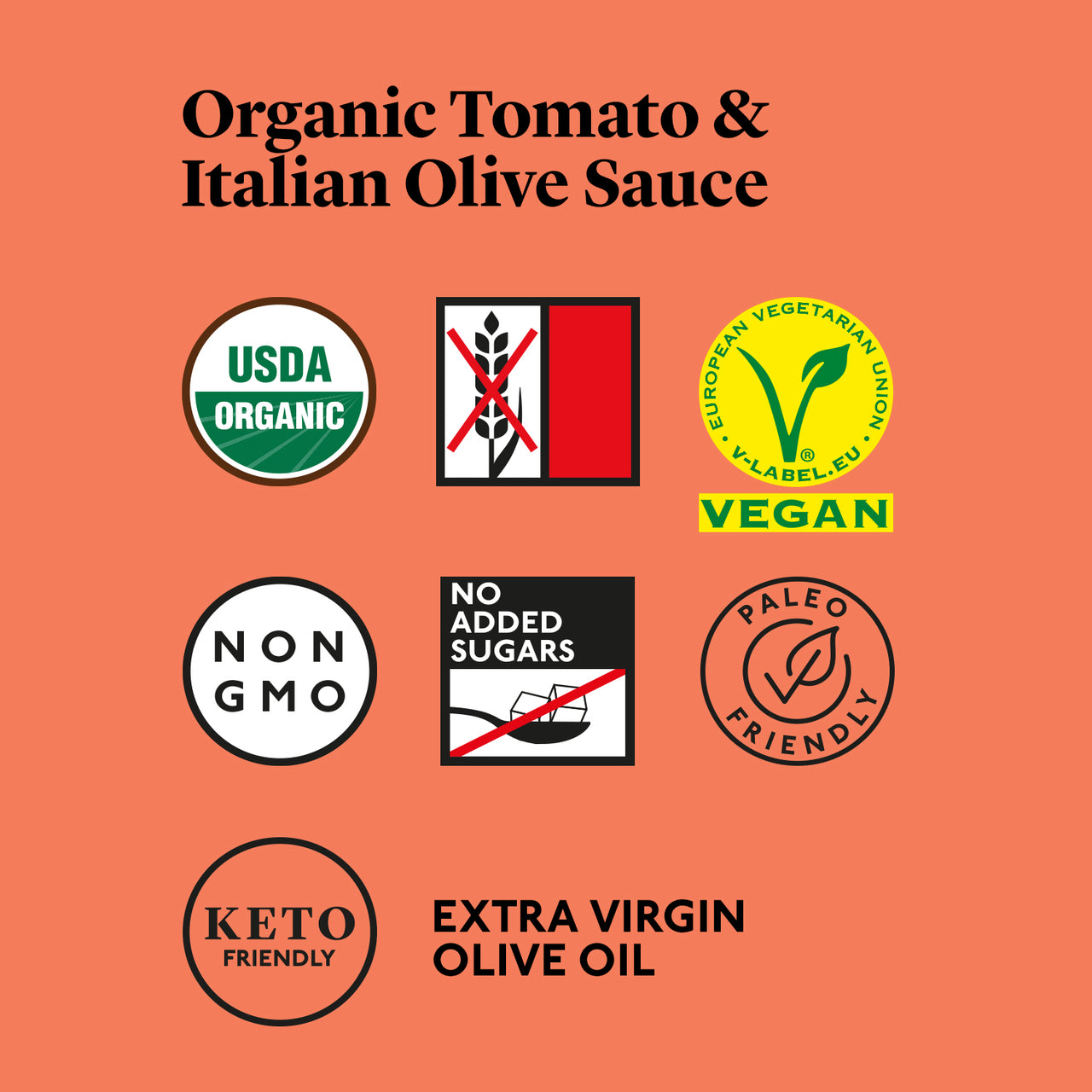 Delicious & Sons Organic Tomato & Italian Olive Sauce 18.70 oz. - Mercantile Mountain