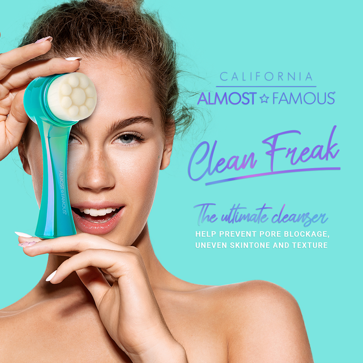 Almost Famous "Clean Freak" 2in1 Exfoliator Brush - Mercantile Mountain