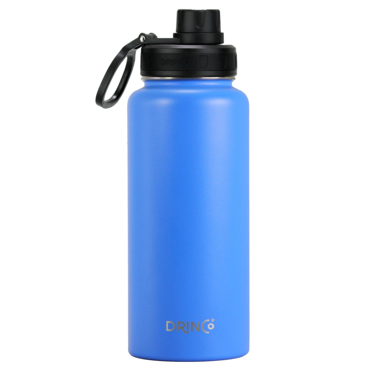 DRINCO® 32oz Stainless Steel Water Bottle (3 lids) - Royal Blue - Mercantile Mountain