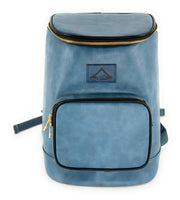 Leakproof soft thick-insulated soft backpack cooler, vegan leather - Mercantile Mountain