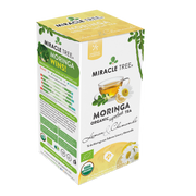 Miracle Tree's Organic Moringa Tea, Lemon & Chamomile - Mercantile Mountain