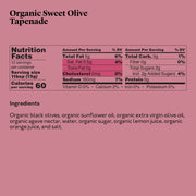 Delicious & Sons Organic Sweet Olive Tapenade 6.35 oz. - Mercantile Mountain