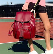 Designer High Quality Tennis and Pickleball backpack  – MAROON - Mercantile Mountain
