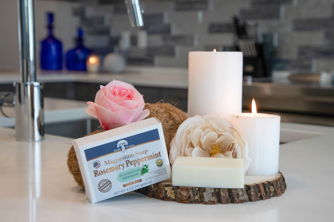 Health and Wisdom Magnesium Bar Soap - 2 pack - Mercantile Mountain