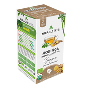 Miracle Tree's Organic Moringa Tea, Ginger - Mercantile Mountain