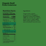 Delicious & Sons Organic Basil Pesto Genovese 6.70 oz (Pack of 3) - Mercantile Mountain