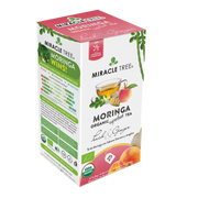 Miracle Tree's Organic Moringa Tea, Peach & Ginger - Mercantile Mountain