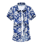 Mens Short Sleeve Floral Shirt - Mercantile Mountain