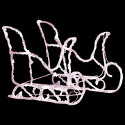 Reindeers & Sleigh Christmas Decoration 160 LEDs 51.2" Acrylic - Mercantile Mountain