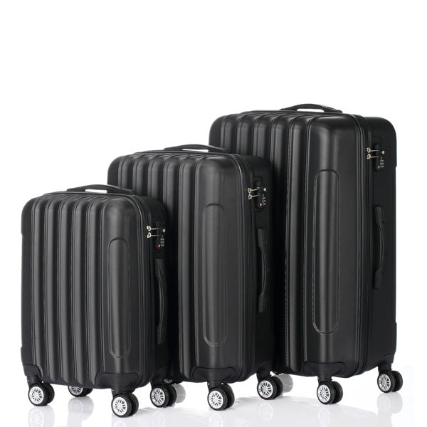 3-in-1 Multifunctional Large Capacity Traveling Storage Suitcase Black - Mercantile Mountain