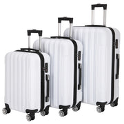 3-in-1 Multifunctional Large Capacity Traveling Storage Suitcase White - Mercantile Mountain