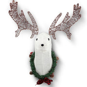 39" Pre-lit  Christmas Reindeer Head Indoor Outdoor Holiday Display - Mercantile Mountain