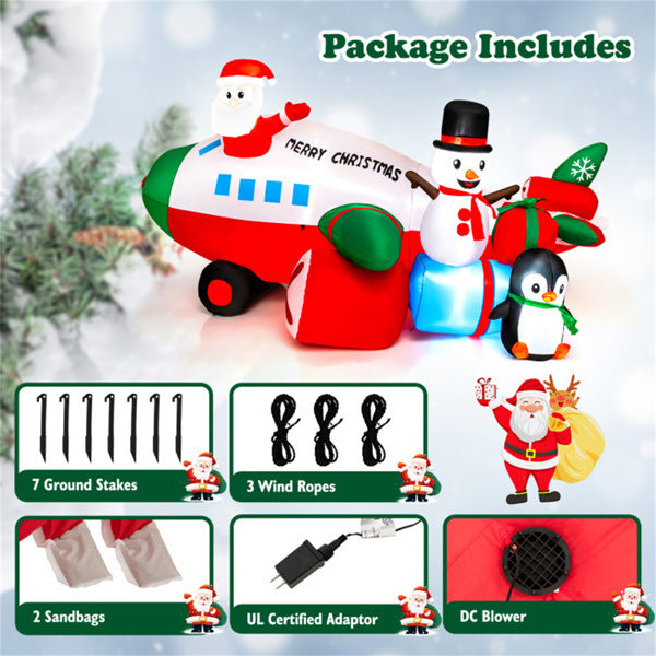 9 Feet Christmas Decoration Inflatable Santa Claus - Mercantile Mountain
