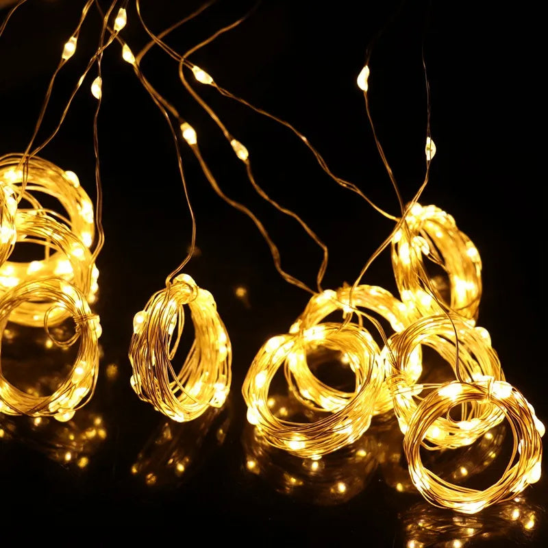 Curtain Garland Merry Christmas Decorations for Home - Mercantile Mountain