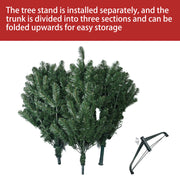 6ft PVC Hinged Green Tree Environmentally Friendly Fireproof Artificial Christmas Tree - Mercantile Mountain