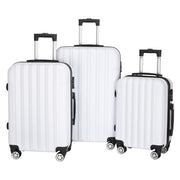 3-in-1 Multifunctional Large Capacity Traveling Storage Suitcase White - Mercantile Mountain