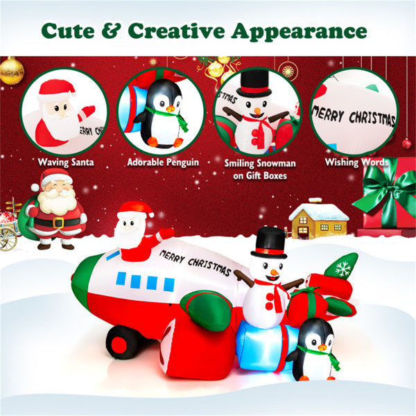 9 Feet Christmas Decoration Inflatable Santa Claus - Mercantile Mountain