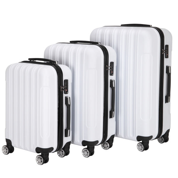 3-in-1 Multifunctional Large Capacity Traveling Storage Suitcase White - Mercantile Mountain