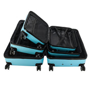3-in-1 Multifunctional Large Capacity Traveling Storage Suitcase Blue - Mercantile Mountain