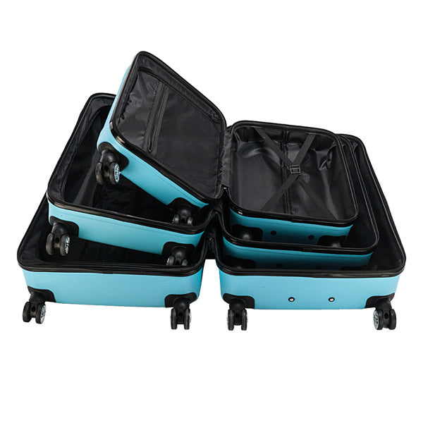 3-in-1 Multifunctional Large Capacity Traveling Storage Suitcase Blue - Mercantile Mountain