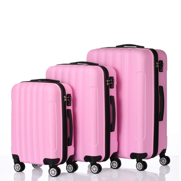 3-in-1 Multifunctional Large Capacity Traveling Storage Suitcase Pink - Mercantile Mountain
