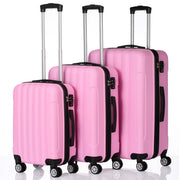 3-in-1 Multifunctional Large Capacity Traveling Storage Suitcase Pink - Mercantile Mountain