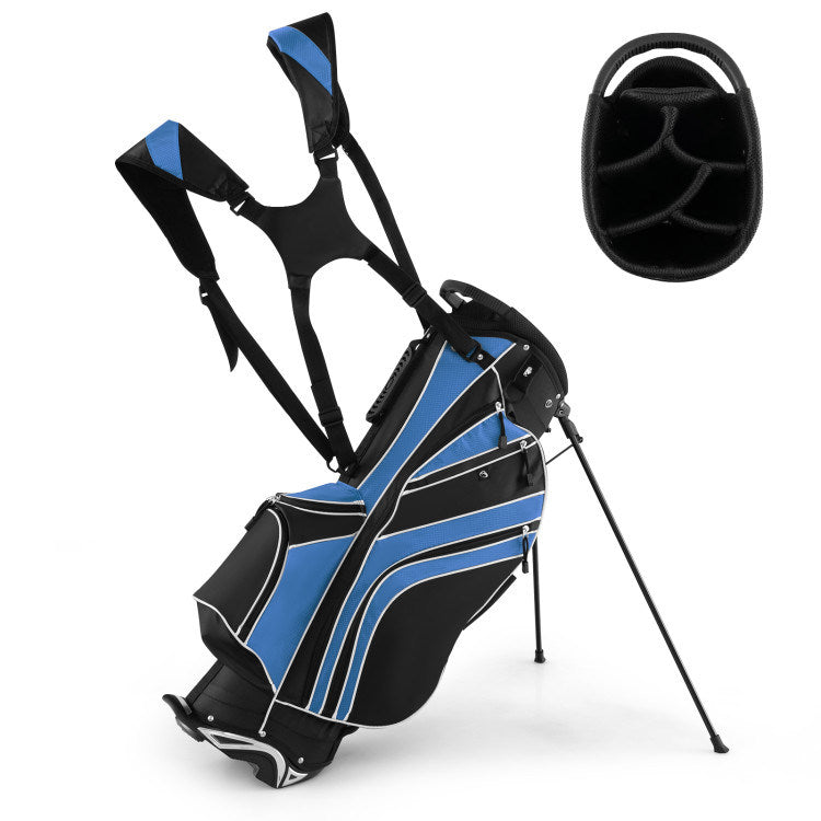 Golf Stand Cart Bag with 6-Way Divider Carry Pockets - Mercantile Mountain