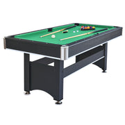 6-ft Pool Table with Table Tennis Top - Black with Green Felt - Mercantile Mountain