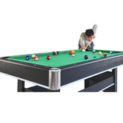 6-ft Pool Table with Table Tennis Top - Black with Green Felt - Mercantile Mountain