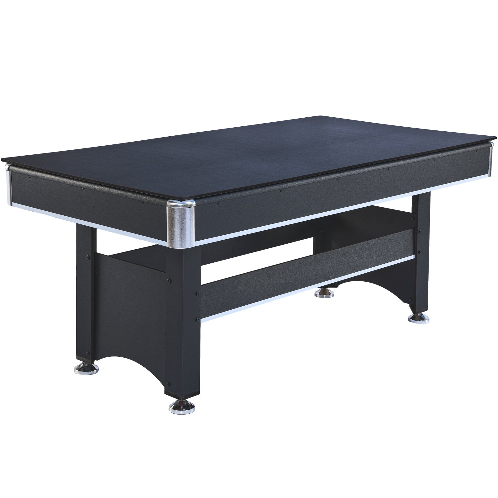 6-ft Pool Table with Table Tennis Top - Black with Green Felt - Mercantile Mountain