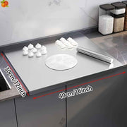 XXL 304 Stainless Steel Cutting Board  Anti-Slip & Mildew-Proof! No More Moldy Wooden Boards | Heavy-Duty & Food-Safe, Easy to Clean – Chop Meat, Knead Dough, Bake Prep All-in-One | Must-Have for Hom