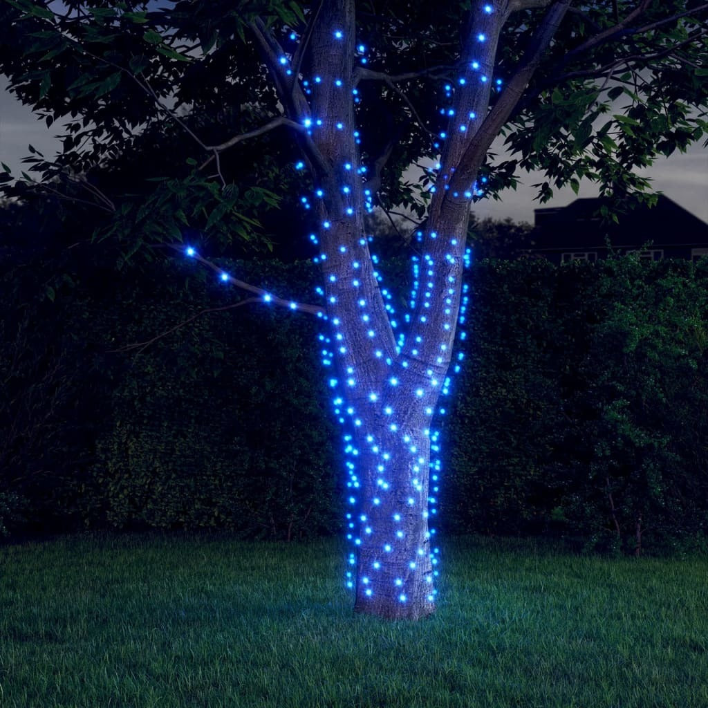 Solar Fairy Lights 5 pcs 5x200 LED Blue Indoor Outdoor - Mercantile Mountain