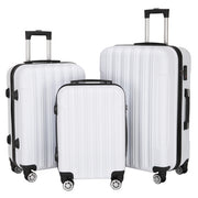 3-in-1 Multifunctional Large Capacity Traveling Storage Suitcase White - Mercantile Mountain