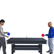 6-ft Pool Table with Table Tennis Top - Black with Green Felt - Mercantile Mountain