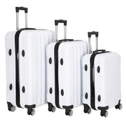 3-in-1 Multifunctional Large Capacity Traveling Storage Suitcase White - Mercantile Mountain