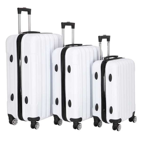 3-in-1 Multifunctional Large Capacity Traveling Storage Suitcase White - Mercantile Mountain