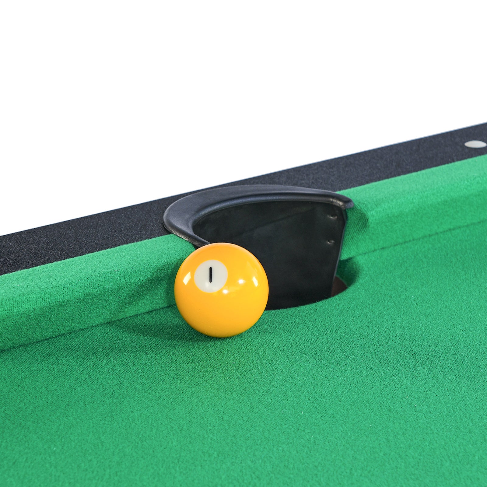 6-ft Pool Table with Table Tennis Top - Black with Green Felt - Mercantile Mountain