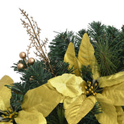 Christmas Garland with LED Lights Green 8.9' PVC - Mercantile Mountain