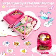 2 Pieces 18 Inch Kids Luggage Set with 12 Inch Backpack - Mercantile Mountain