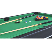 6-ft Pool Table with Table Tennis Top - Black with Green Felt - Mercantile Mountain