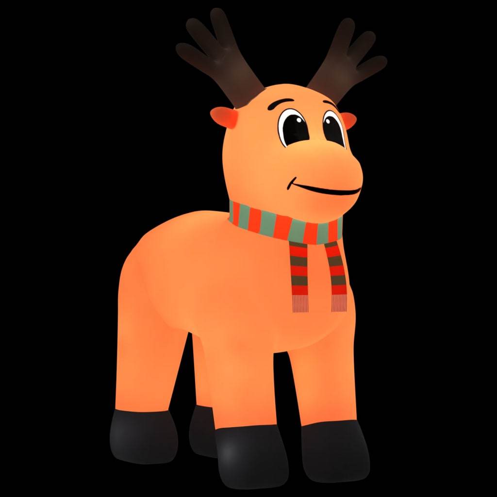 16 Foot Christmas Inflatable Reindeer with LEDs  Inside - Mercantile Mountain