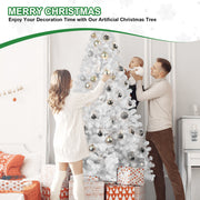7ft PVC White Christmas Tree ,Environmentally Friendly Fireproof Artificial Christmas Tree - Mercantile Mountain