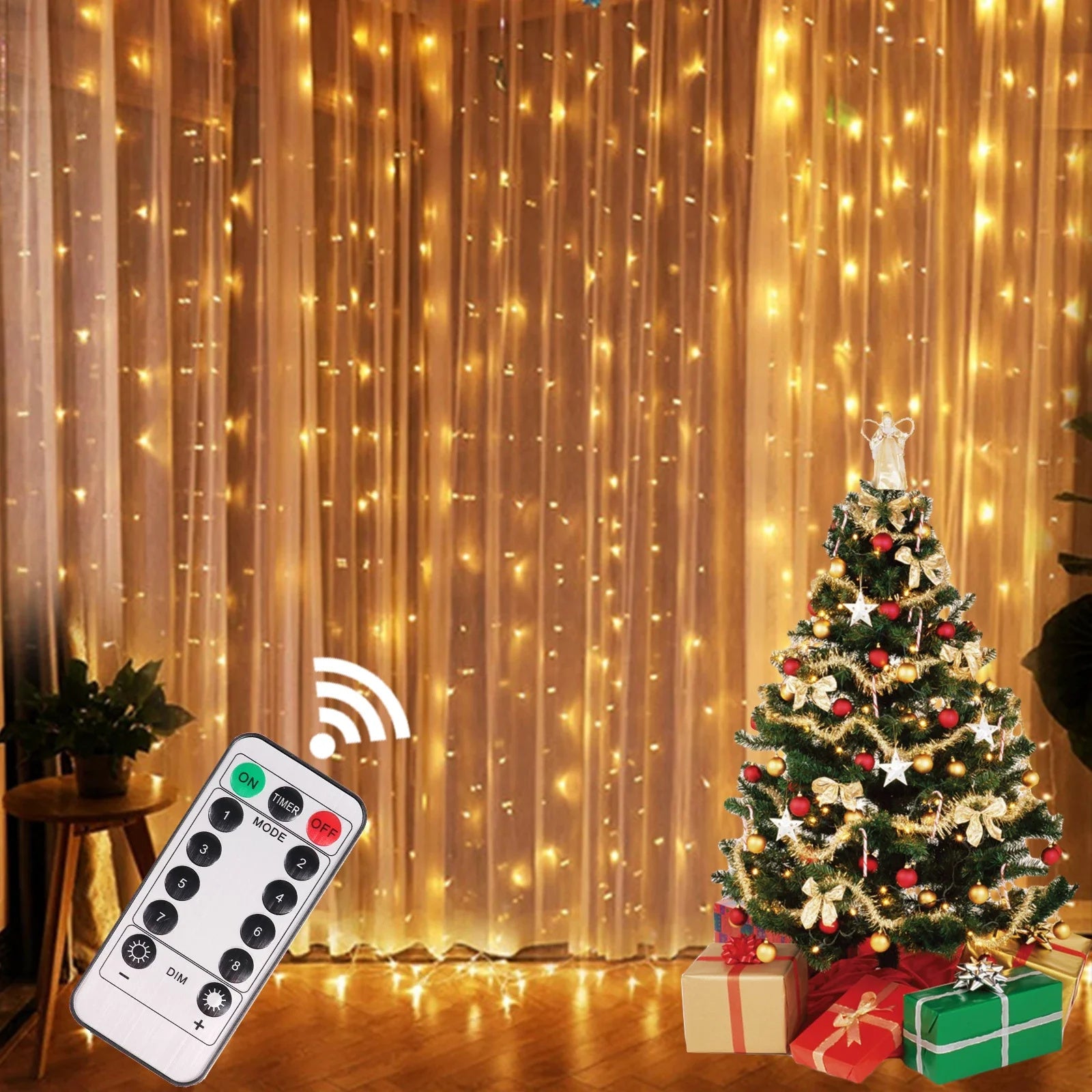 Curtain Garland Merry Christmas Decorations for Home - Mercantile Mountain